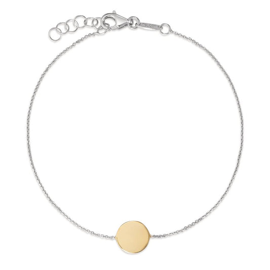 Bracelet Or blanc 18K, Or jaune 18K 17.5-19 cm