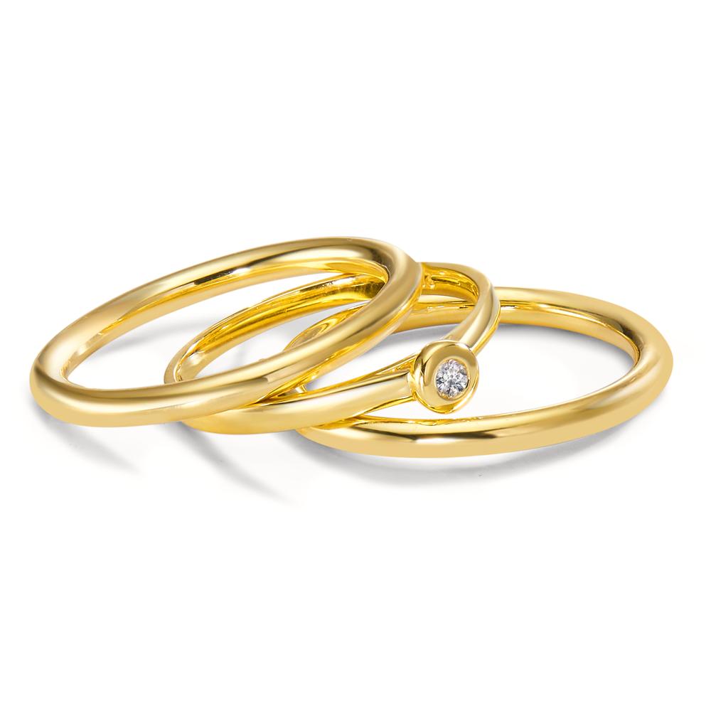 Beisteckring 750/18 K Gelbgold