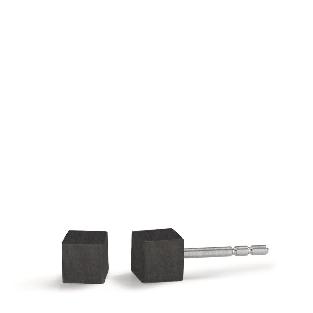 Clous d'oreilles Acier inoxydable, Carbone Ø4 mm