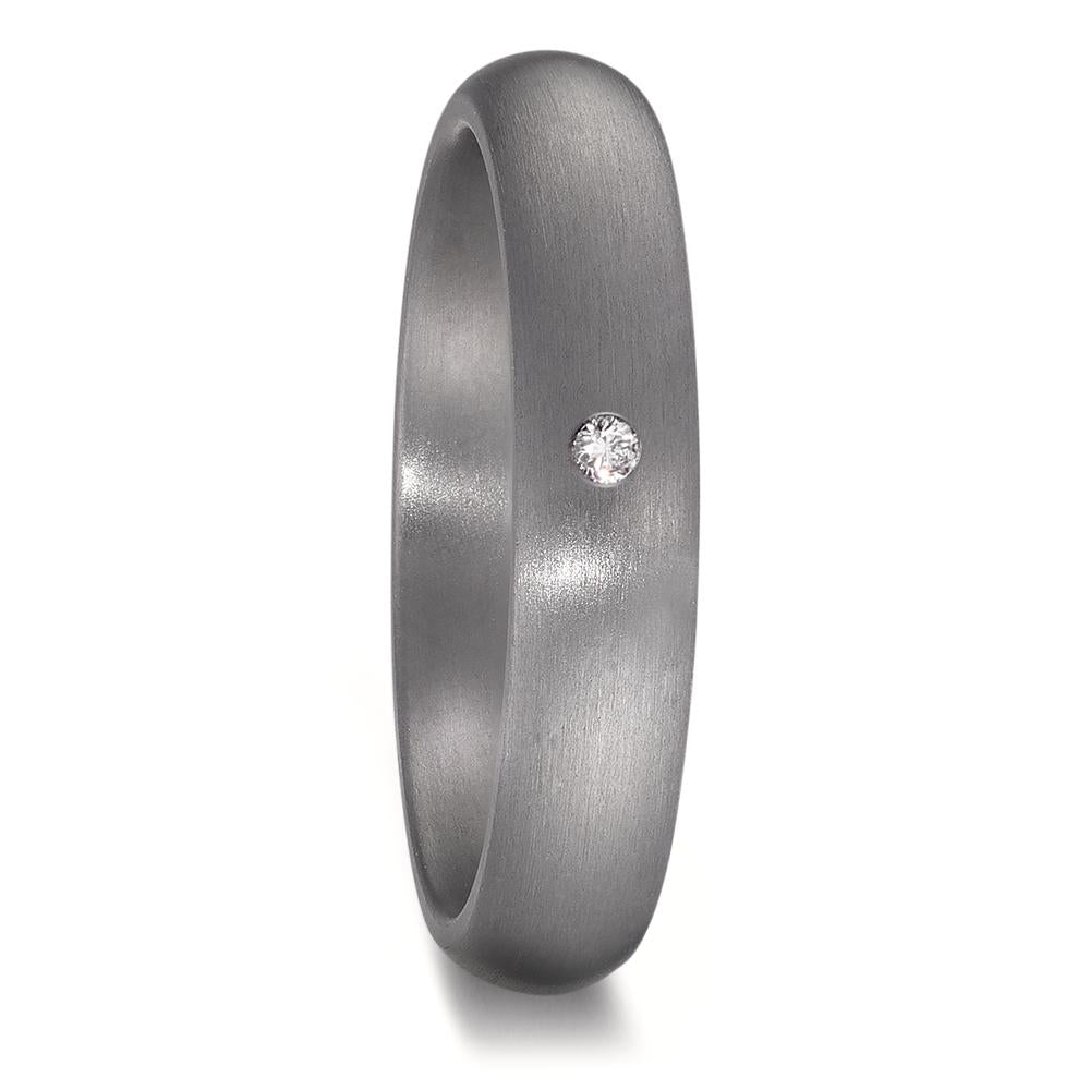 Partnerring 999 Tantal Diamant 0.025 ct, w-si