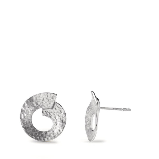 Clous d'oreilles Argent Rhodié Ø16 mm