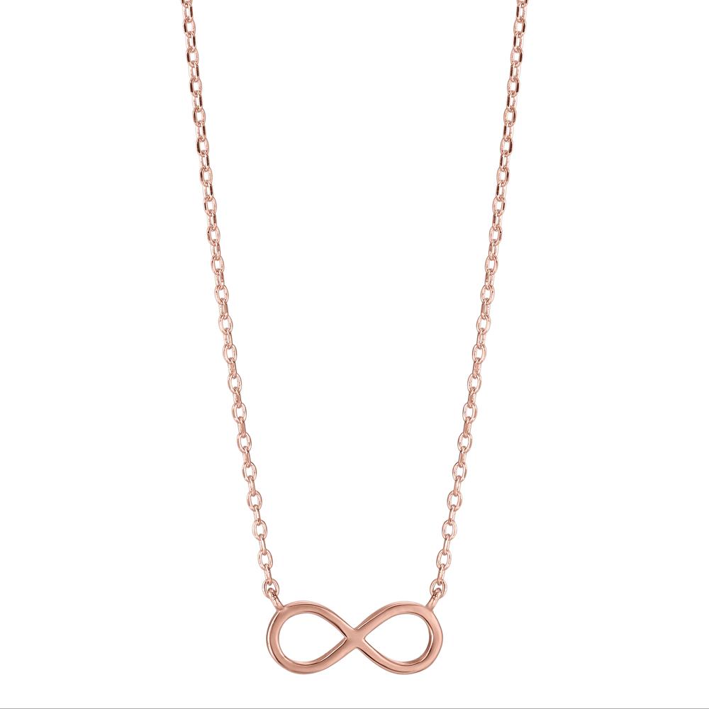 Collier Zilver Rosé Verguld Oneindigheid 39-44 cm