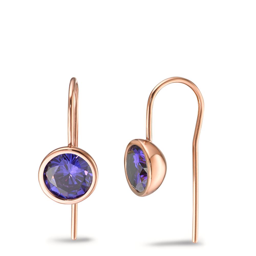 Pendant d'oreilles Acier inoxydable rosé PVD Ø9.5 mm