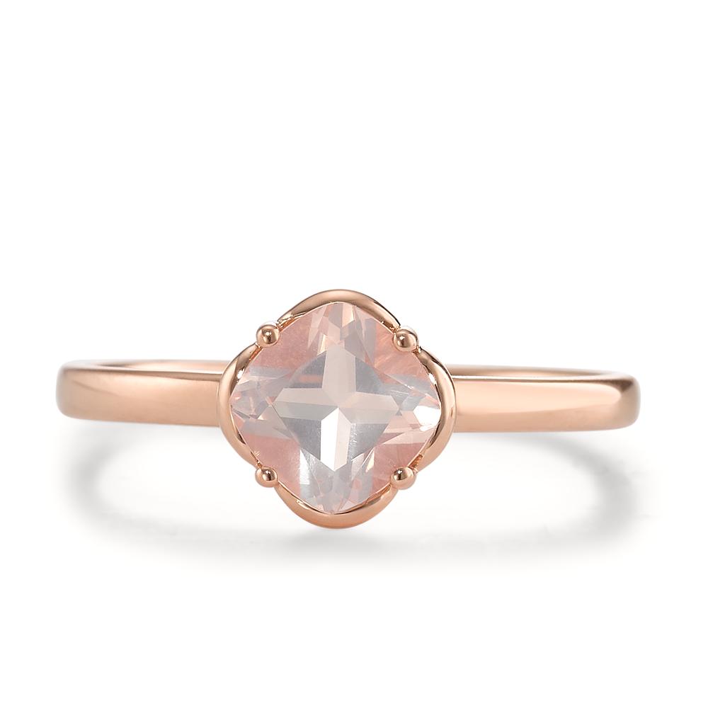 Bague Or rouge 18K Quartz rose