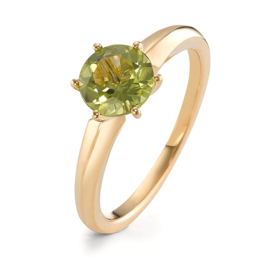 Bague Or jaune 18K Péridot