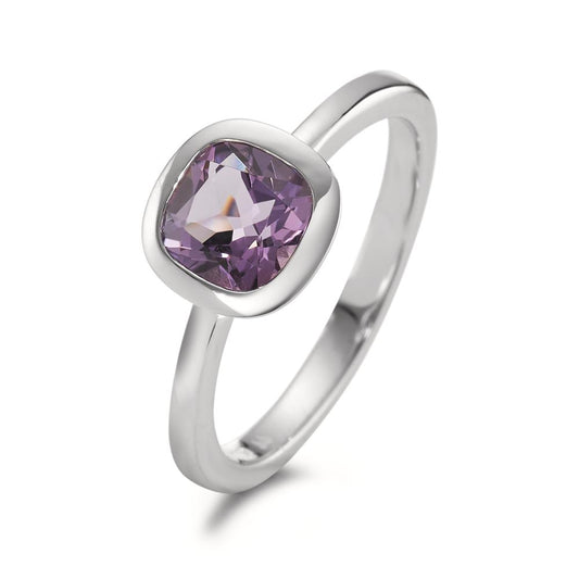 Fingerring 750/18 K Weissgold Amethyst