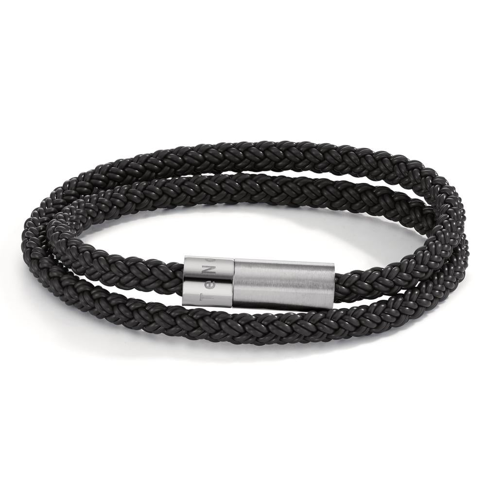 Armband Roestvrijstaal, Rubber 21 cm