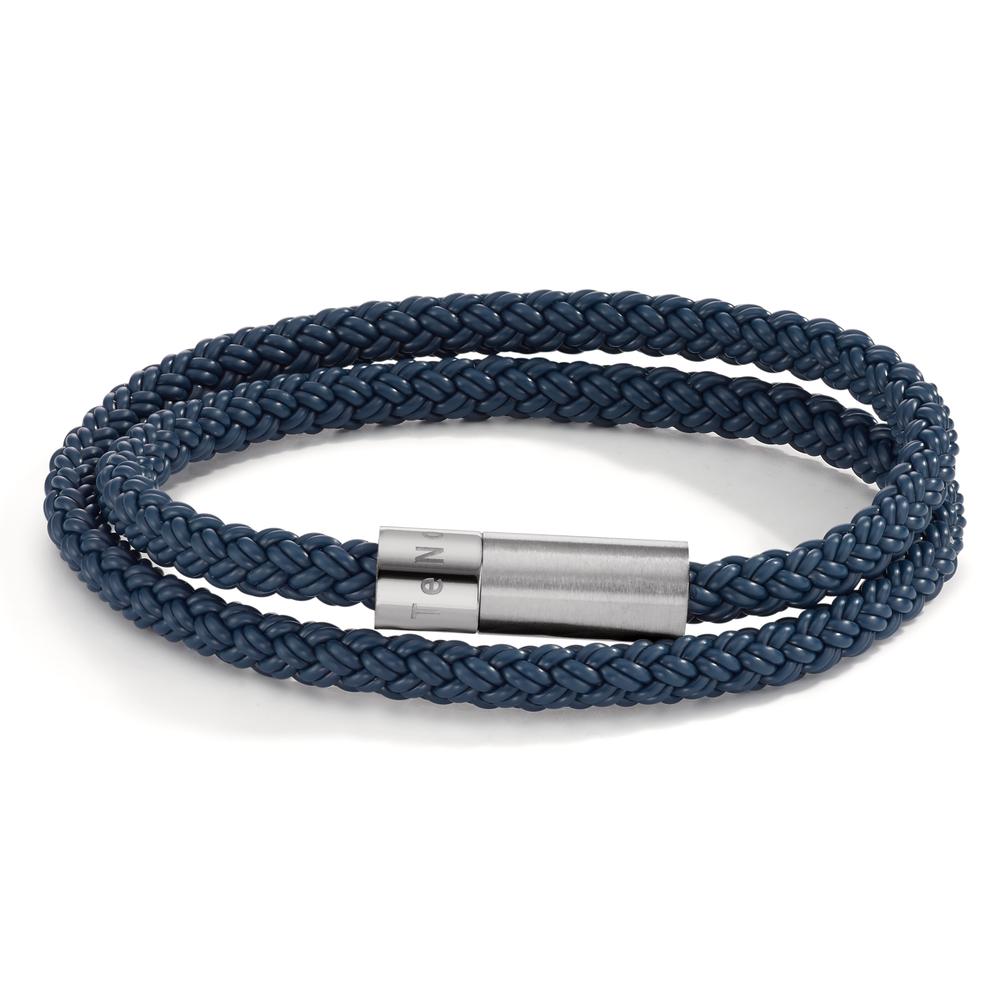 Bracelet Acier inoxydable, Caoutchouc 23 cm