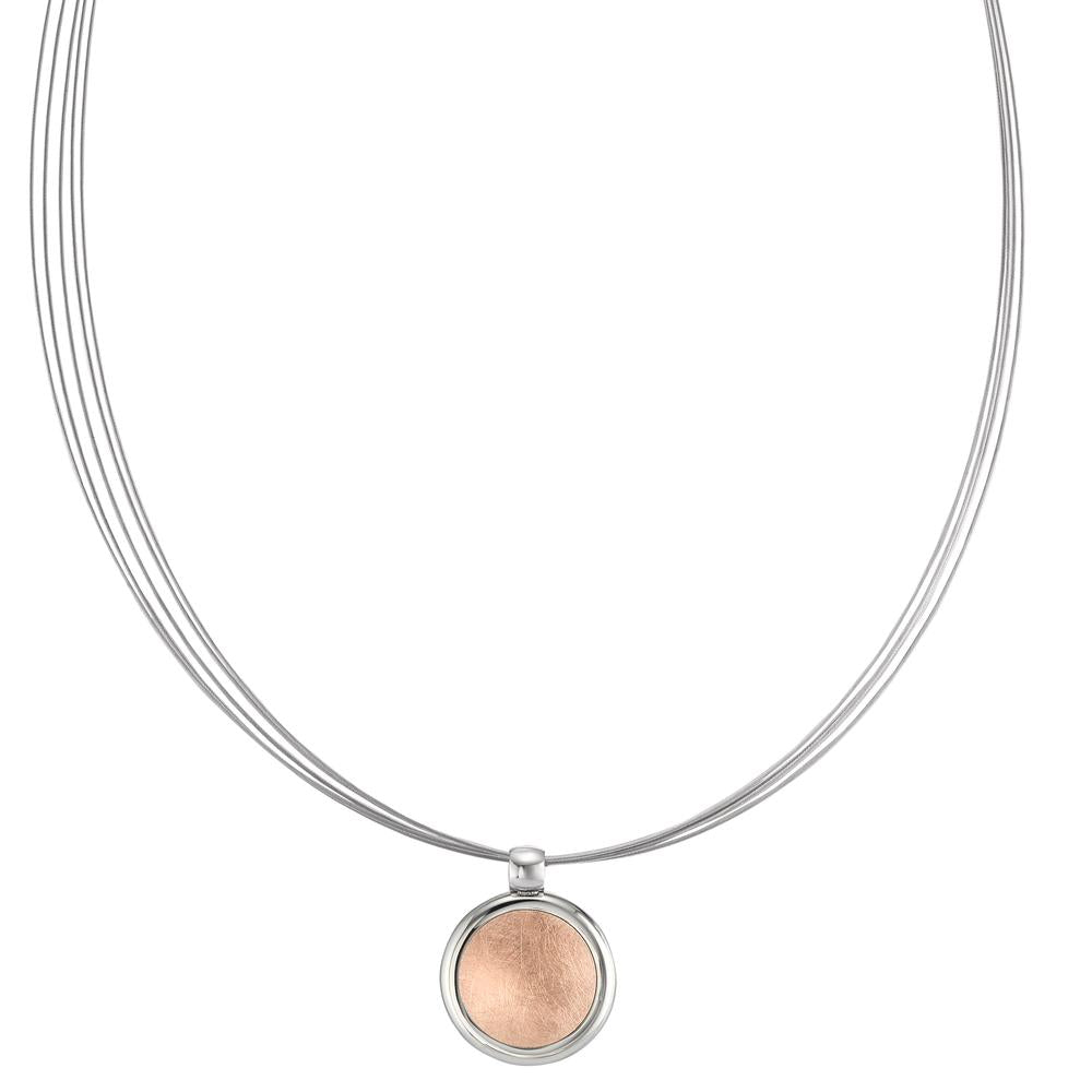 Collier Roestvrijstaal Bi-color 42 cm Ø18 mm