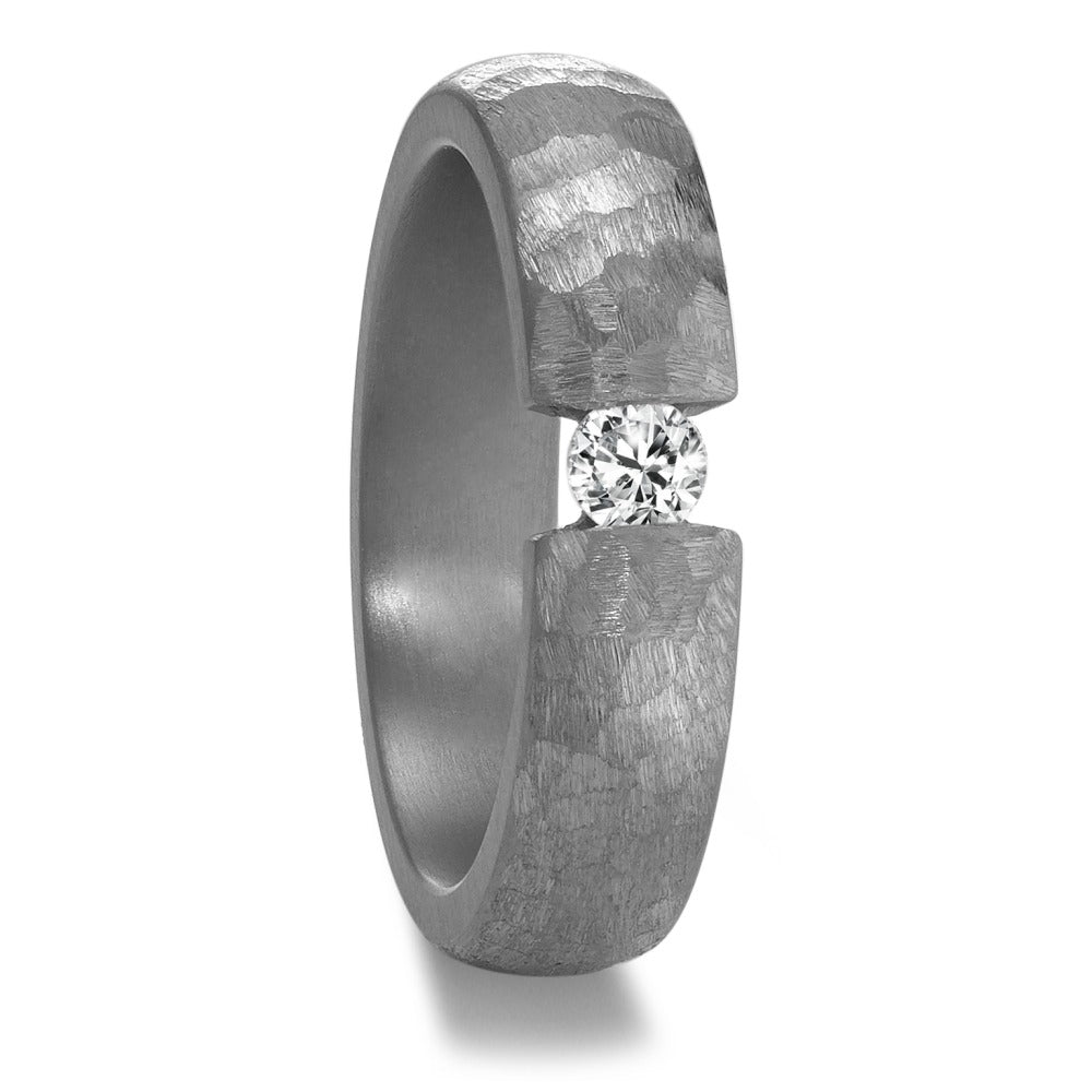 Partnerring 999 Tantal Diamant 0.15 ct, w-si