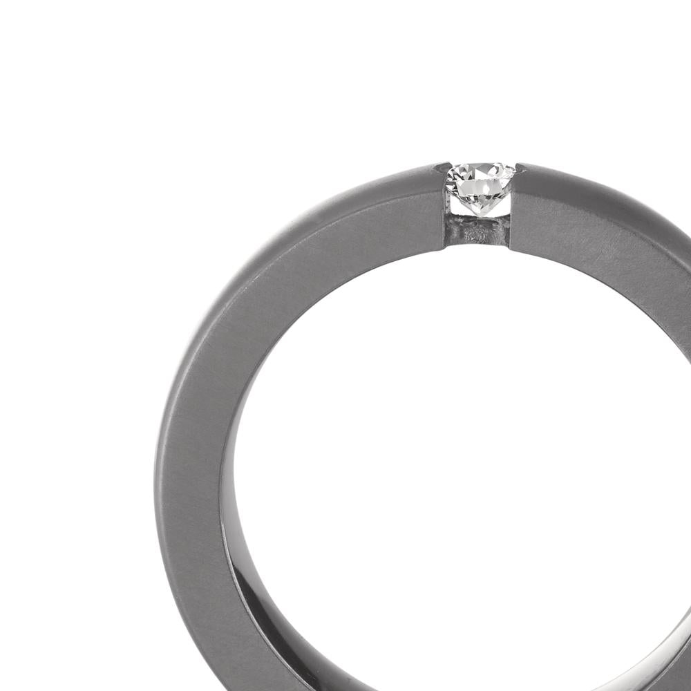 Partnerring 999 Tantal Diamant 0.08 ct, w-si