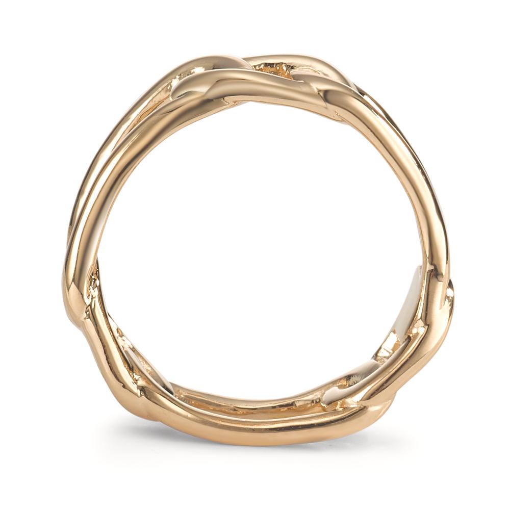 Fingerring Bronze gelb vergoldet