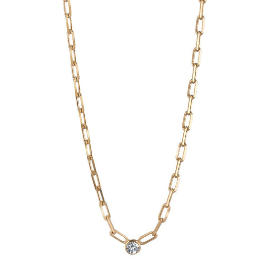 Collier Bronze Zirkonia verstellbar