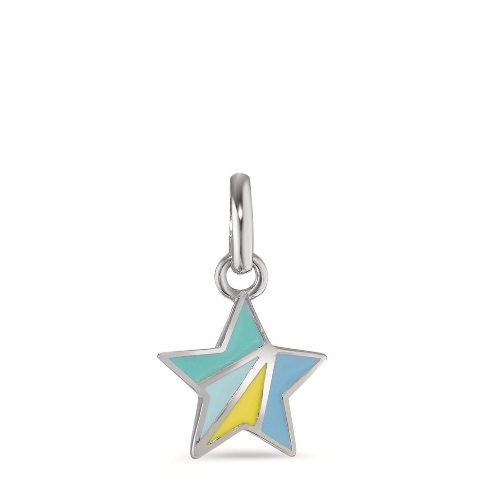 Pendentif Argent Rhodié Étoile Ø8.5 mm