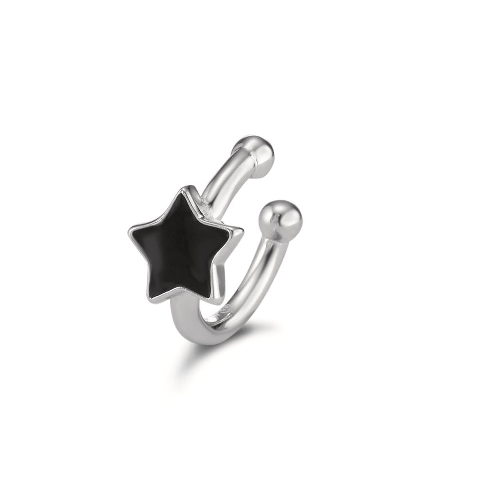 Ear cuff Argent Rhodié Étoile Ø12 mm