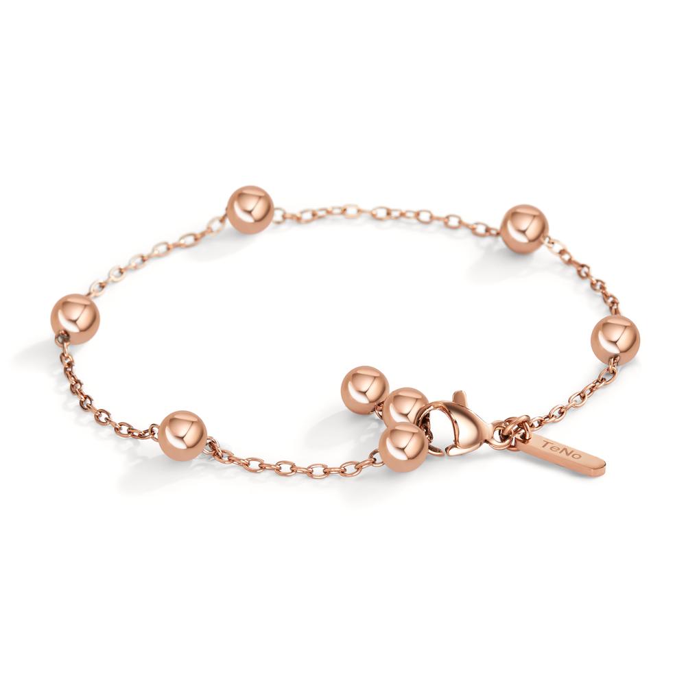 Bracelet Acier inoxydable rosé PVD 16.5-18 cm