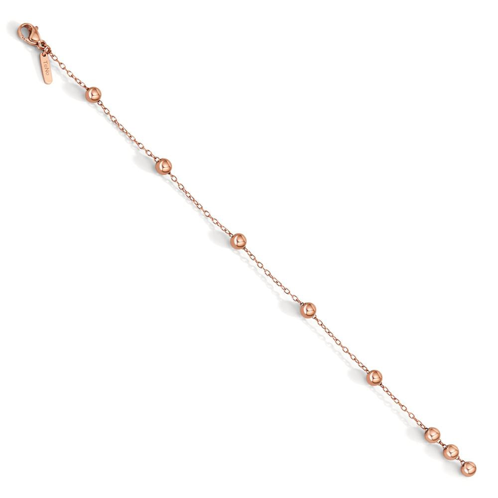 Bracelet Acier inoxydable rosé PVD 16.5-18 cm