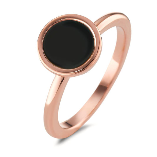 Fingerring Edelstahl rosé IP beschichtet Ø9.5 mm