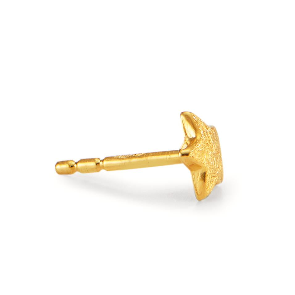 Clous d'oreille à l'unité Or jaune 18K Ø5 mm