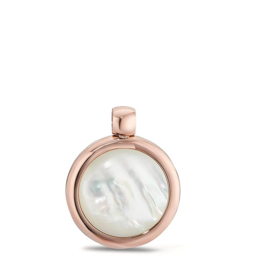 Pendentif Acier inoxydable rosé PVD Ø18 mm