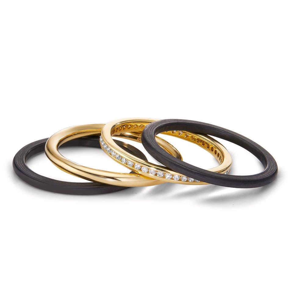 Beisteckring 750/18 K Gelbgold