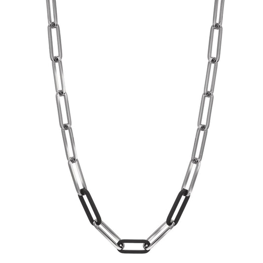 Collier Acier inoxydable, Carbone 45-48 cm