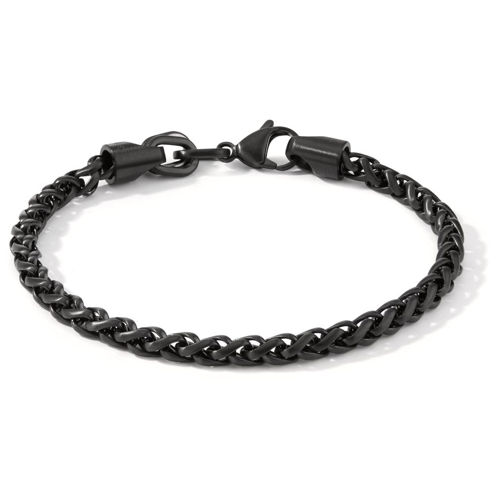 Bracelet Acier inoxydable noir PVD 21 cm Ø4.5 mm