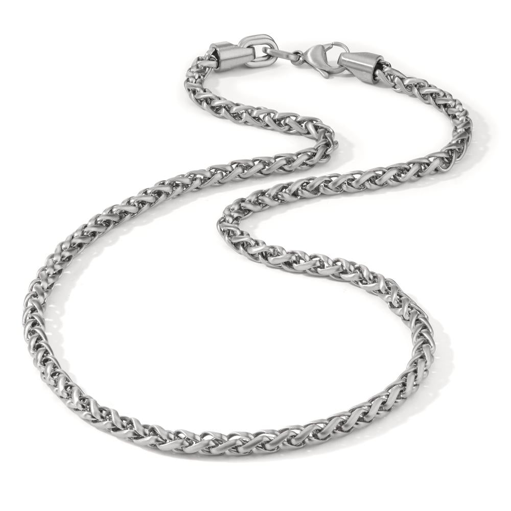 Halskette Trill aus Edelstahl satiniert Ø 4,5 mm