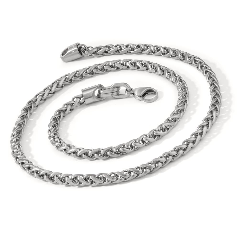Halskette Trill aus Edelstahl satiniert Ø 4,5 mm