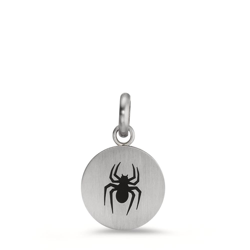 Pendentif Acier inoxydable Émaillé Araignée Ø15 mm