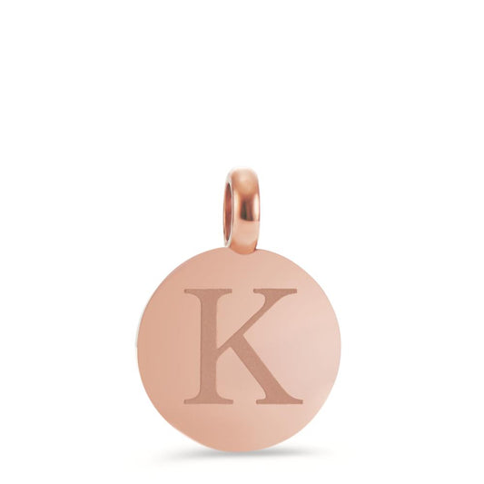 Pendentif Acier inoxydable rosé PVD Ø11 mm