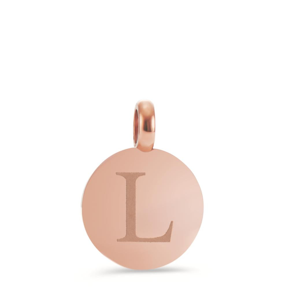 Pendentif Acier inoxydable rosé PVD Ø11 mm