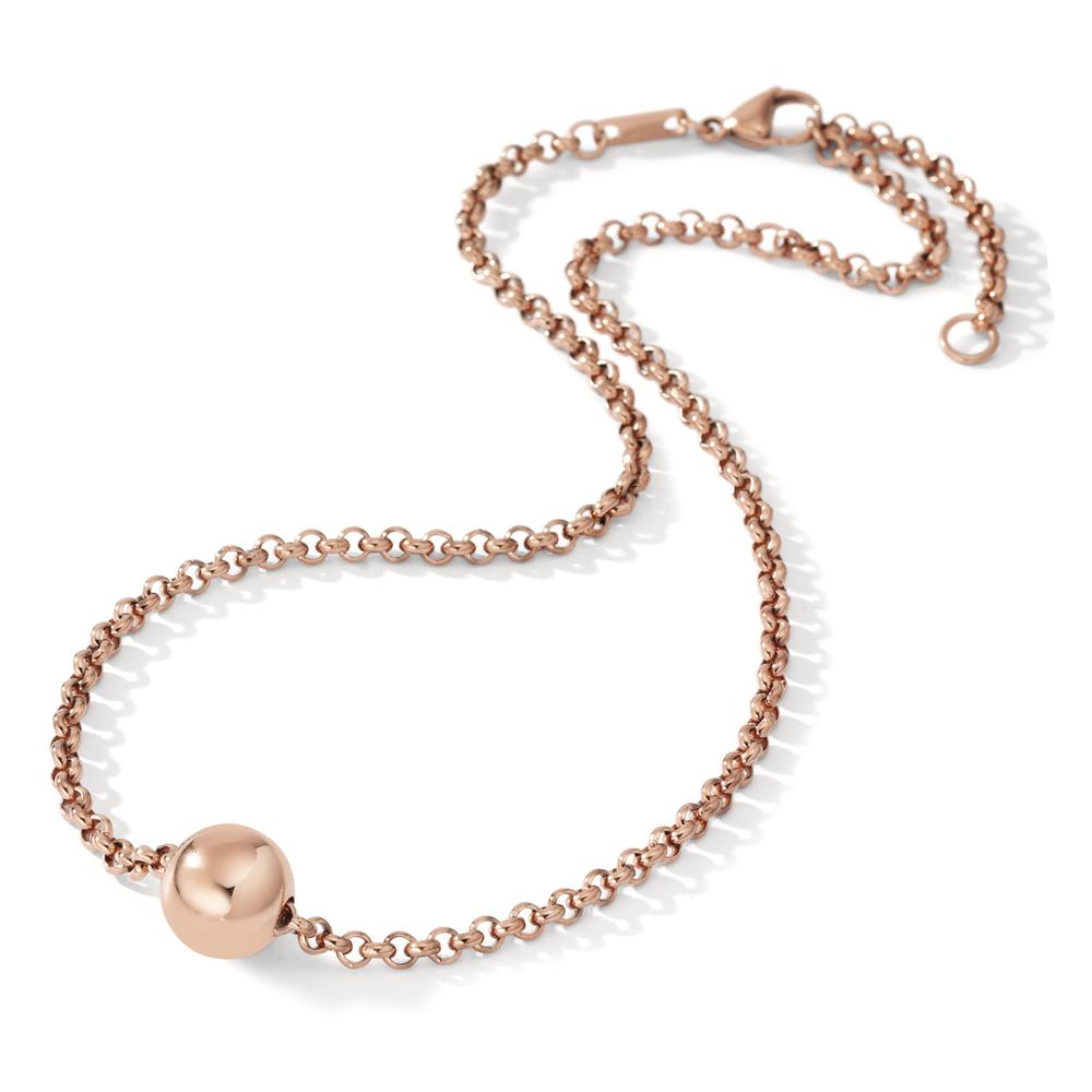 Collier Acier inoxydable rosé PVD 45-50 cm Ø4 mm