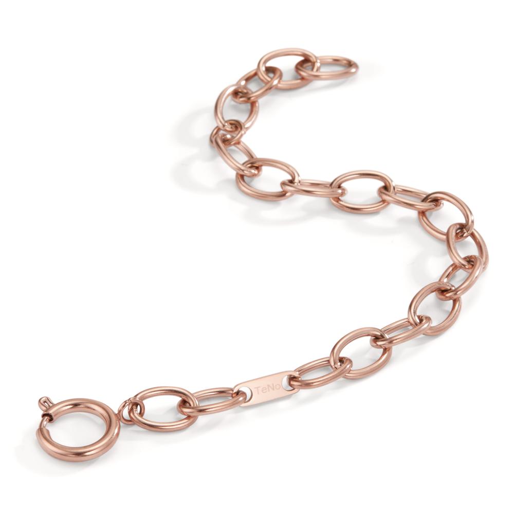 Armband Roestvrijstaal Rosé IP-gecoat 16.5-21 cm