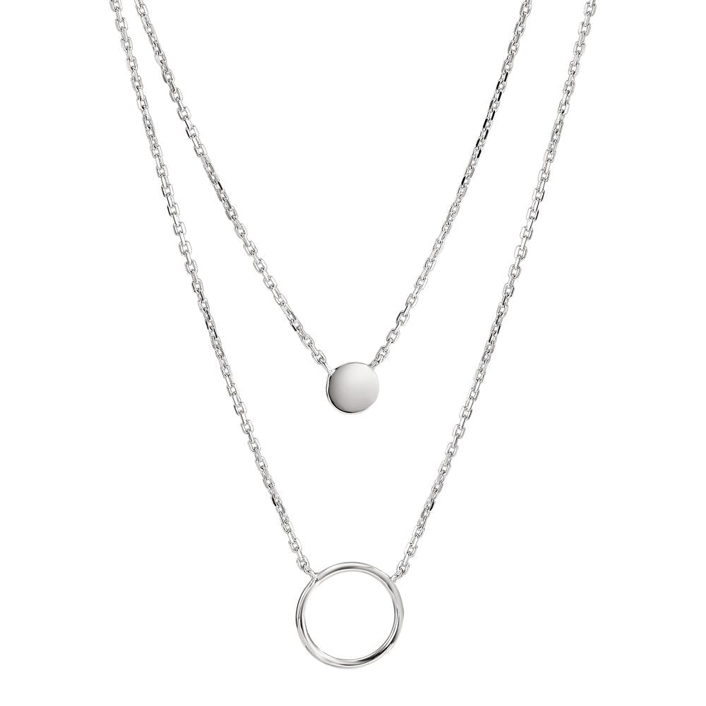 Collier Argent Rhodié 45 cm