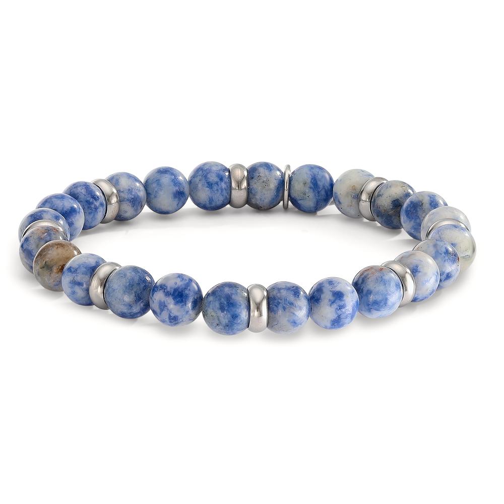 Bracelet Acier inoxydable Sodalite 21 cm Ø8.5 mm