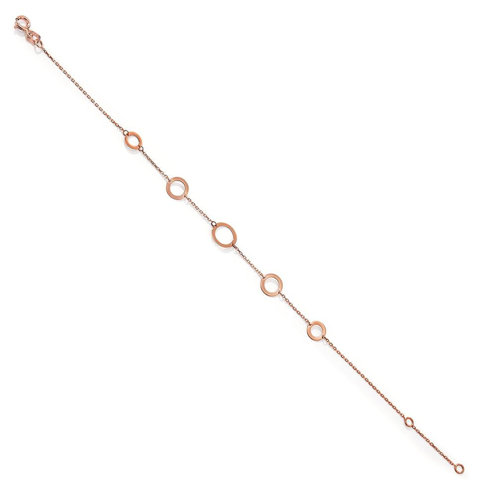 Bracelet Or rouge 14K 17-19 cm