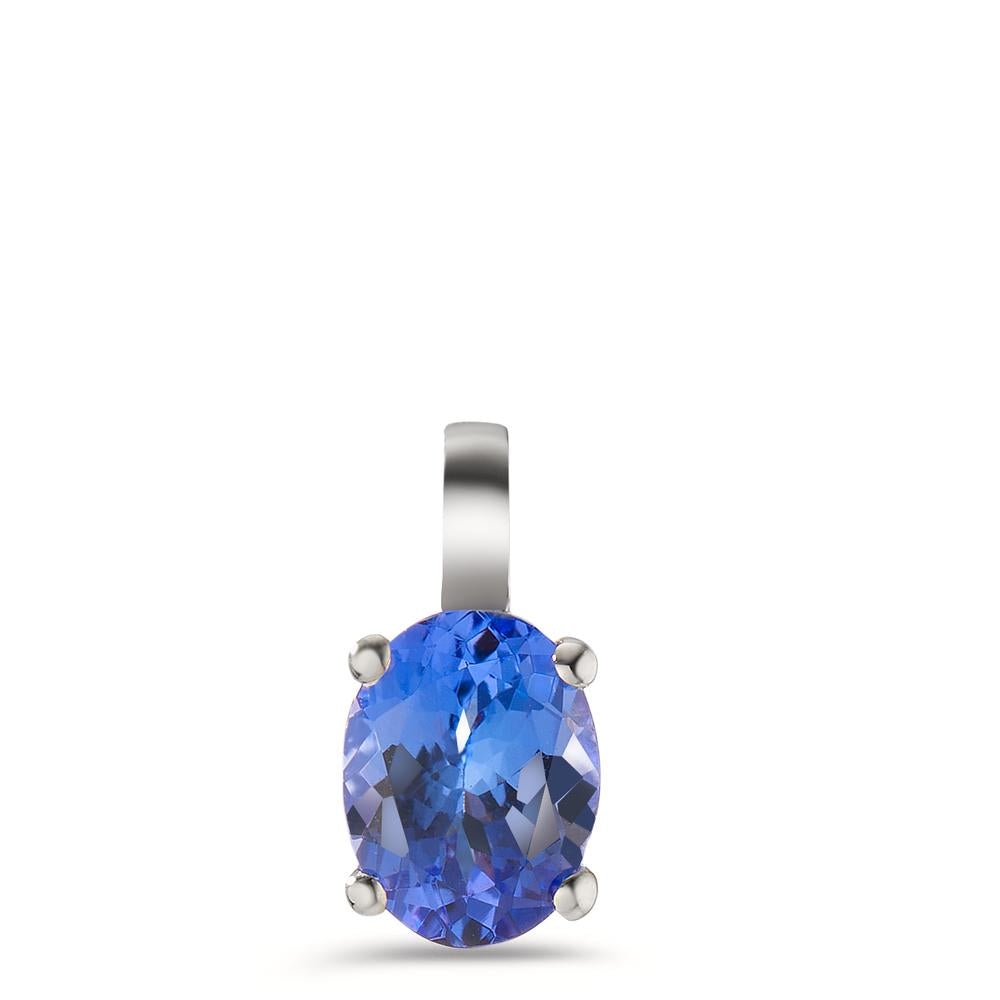 Pendentif Or blanc 18K Tanzanite