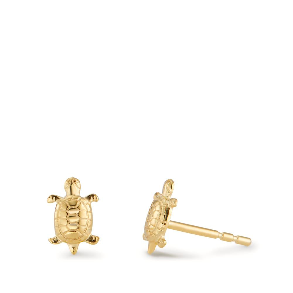 Clous d'oreilles Or jaune 9K Tortue