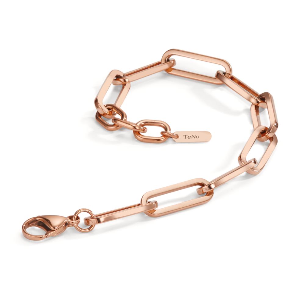 Bracelet Acier inoxydable rosé PVD 16.5-21 cm