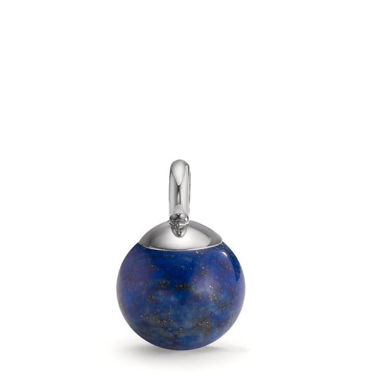 Pendentif Acier inoxydable Lapis-lazuli Ø10 mm