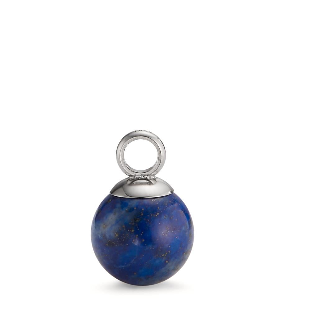 Pendentif Acier inoxydable Lapis-lazuli Ø10 mm