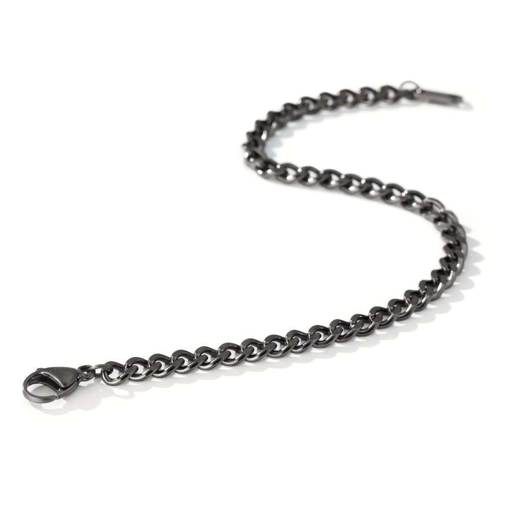 Bracelet Acier inoxydable gris PVD 21-22 cm