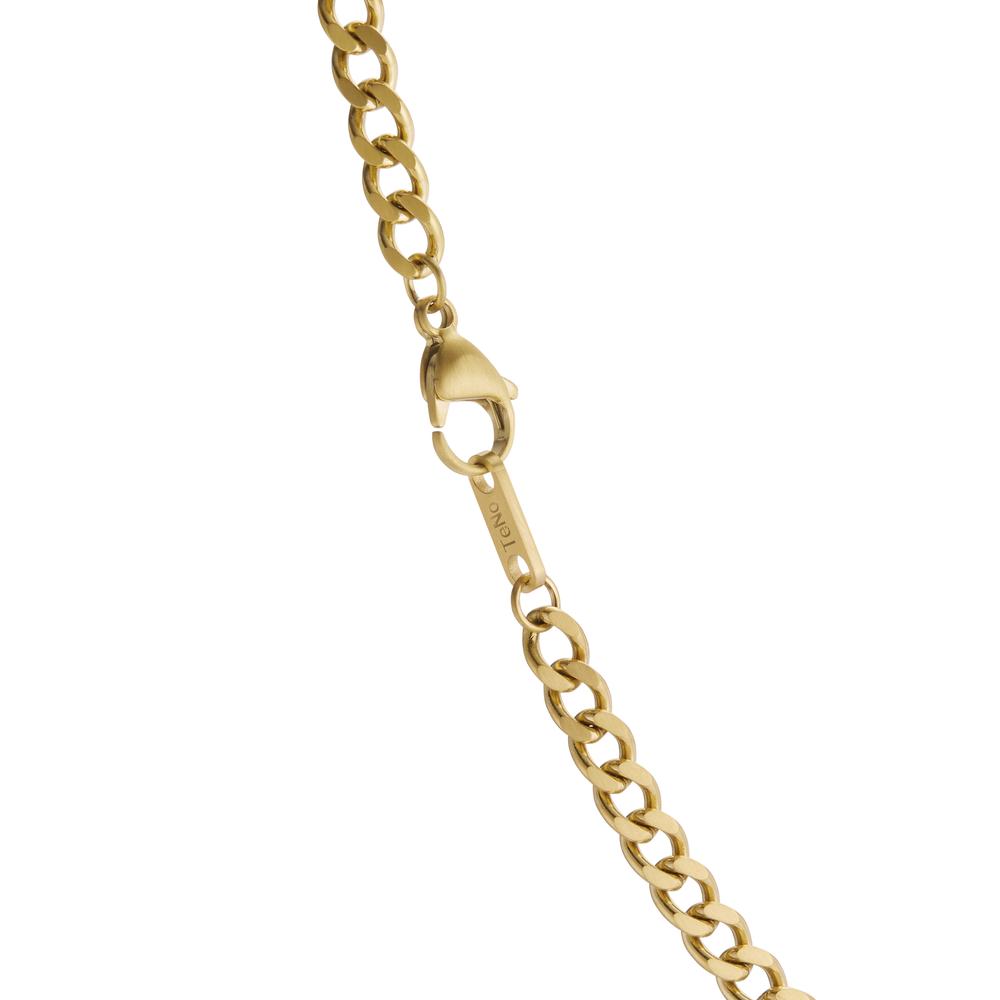 Collier Acier inoxydable jaune PVD 50 cm