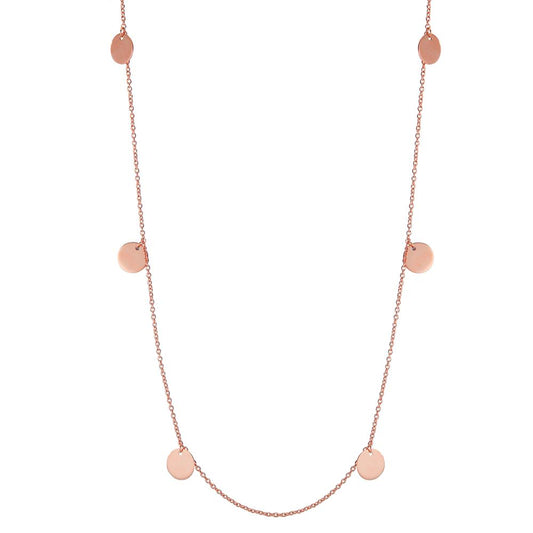 Collier 585/14K rood goud 42-44 cm