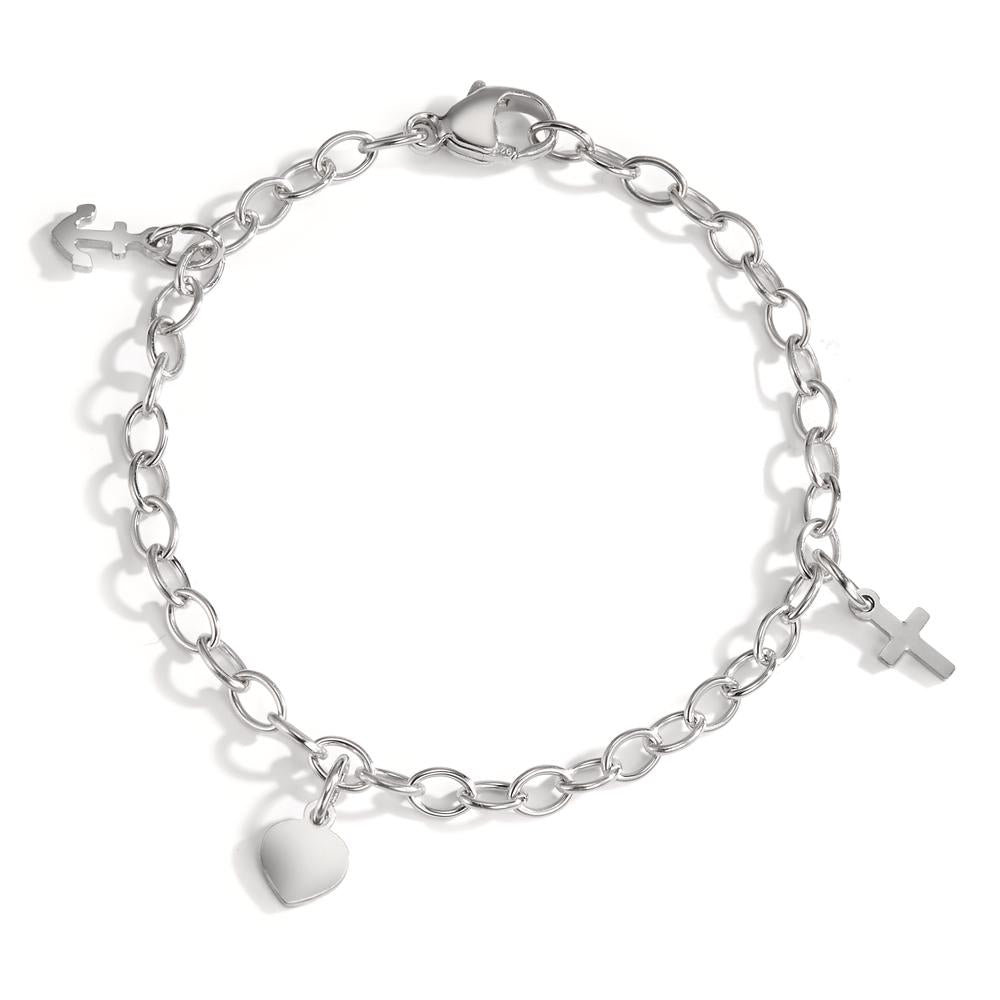 Bracelet Argent Rhodié 16 cm