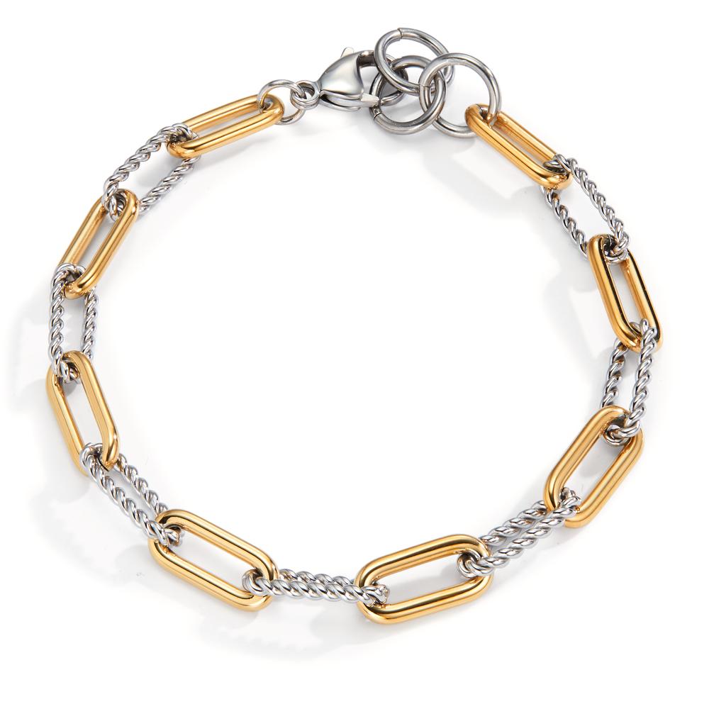 Bracelet Acier inoxydable jaune PVD 20-21.5 cm