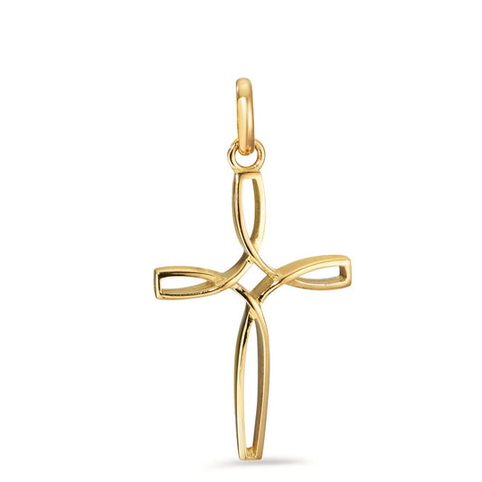 Pendentif Or jaune 18K Croix