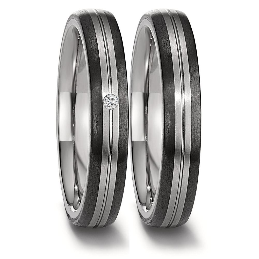 Partnerring Titanium, Carbon