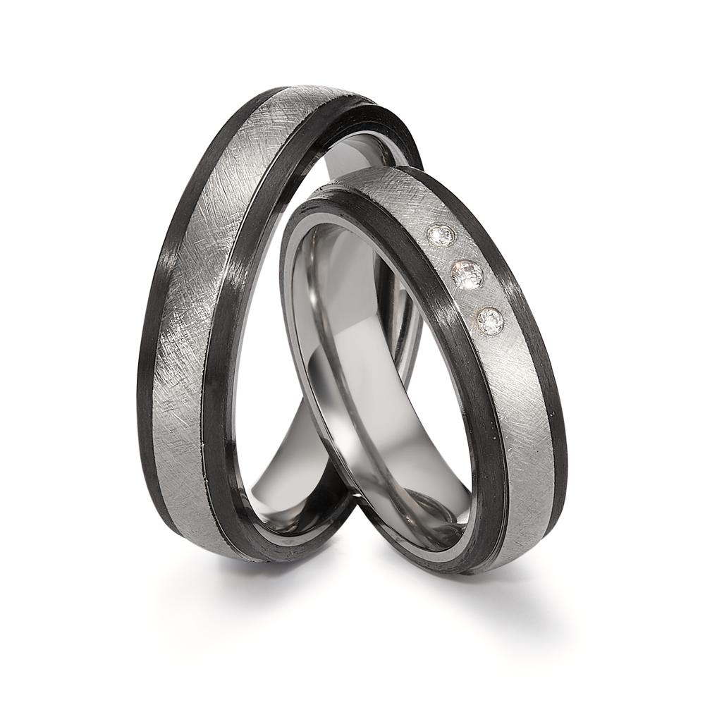 Partnerring Titanium, Carbon